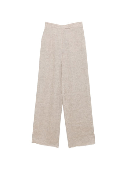 Emporio Armani Linen trousers BEIGE