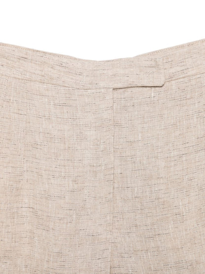 Emporio Armani Linen trousers BEIGE