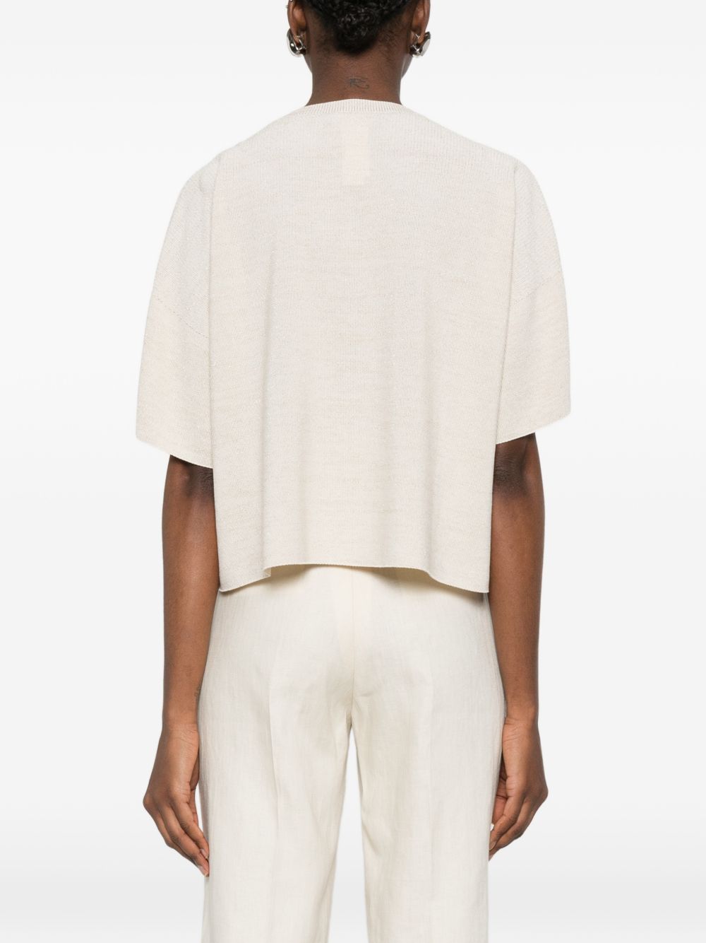 Fabiana Filippi Cotton blend t-shirt WHITE