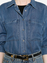 Seven Denim cotton shirt NAVY