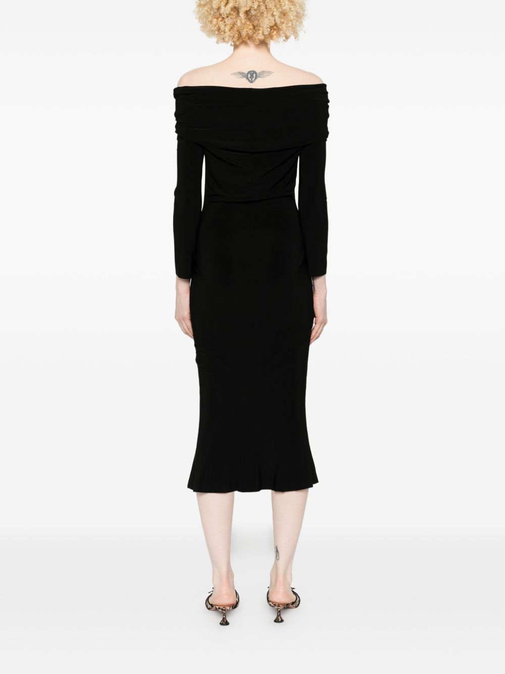 Norma Kamali Midi dress BLACK
