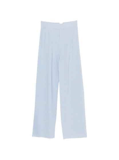 Fabiana Filippi Wide-leg trousers LIGHT BLUE