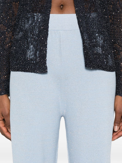 Fabiana Filippi Wide-leg trousers LIGHT BLUE