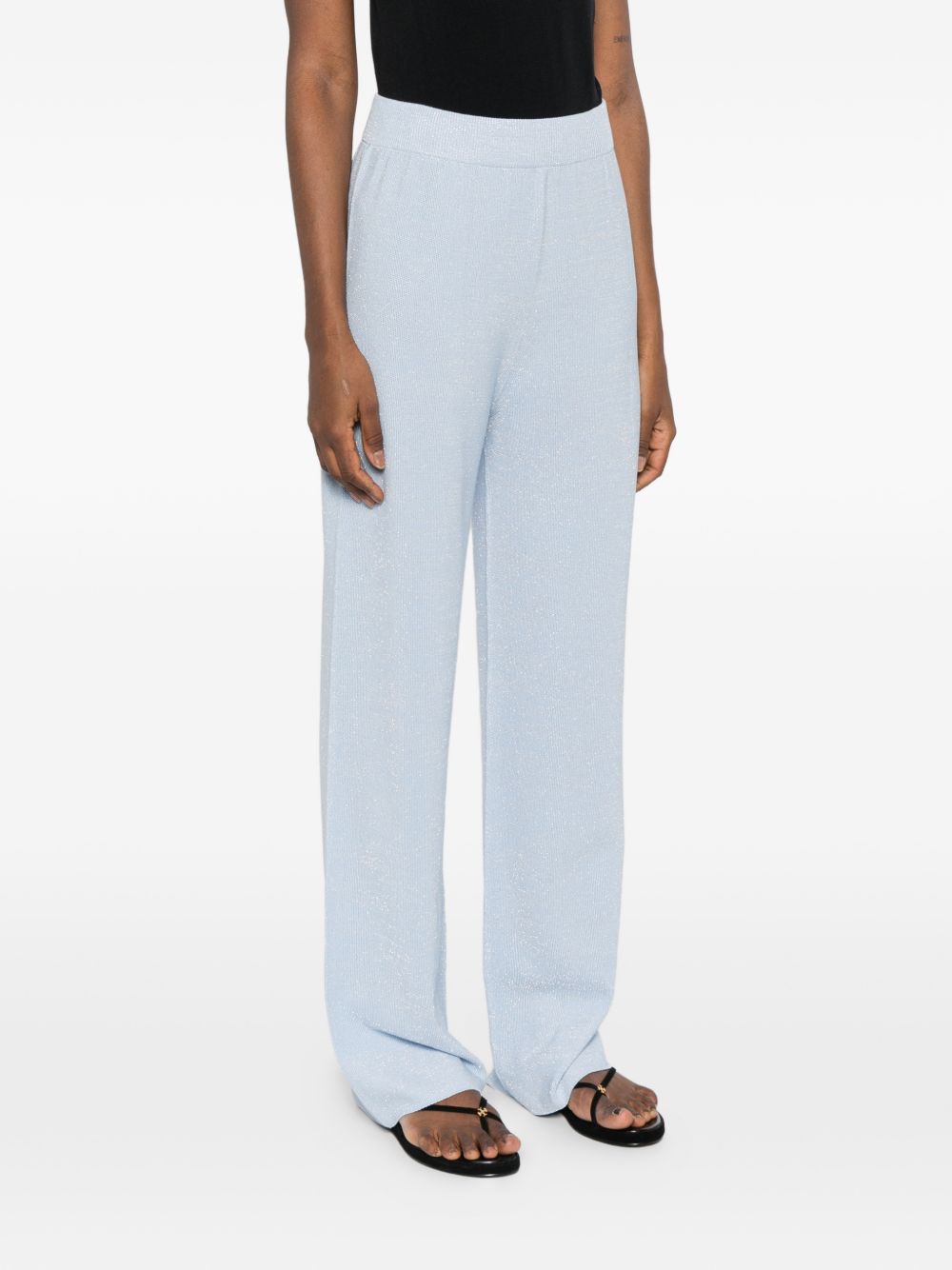 Fabiana Filippi Wide-leg trousers LIGHT BLUE