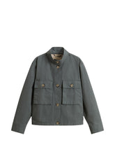 Woolrich Canvas field overshirt GREEN