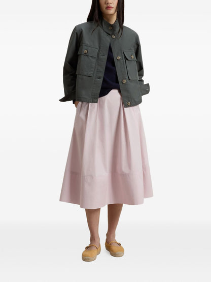 Woolrich Canvas field overshirt GREEN