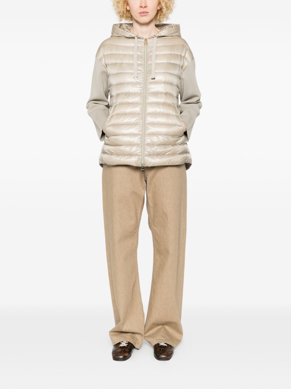 Herno Cotton and nylon down jacket POWDER