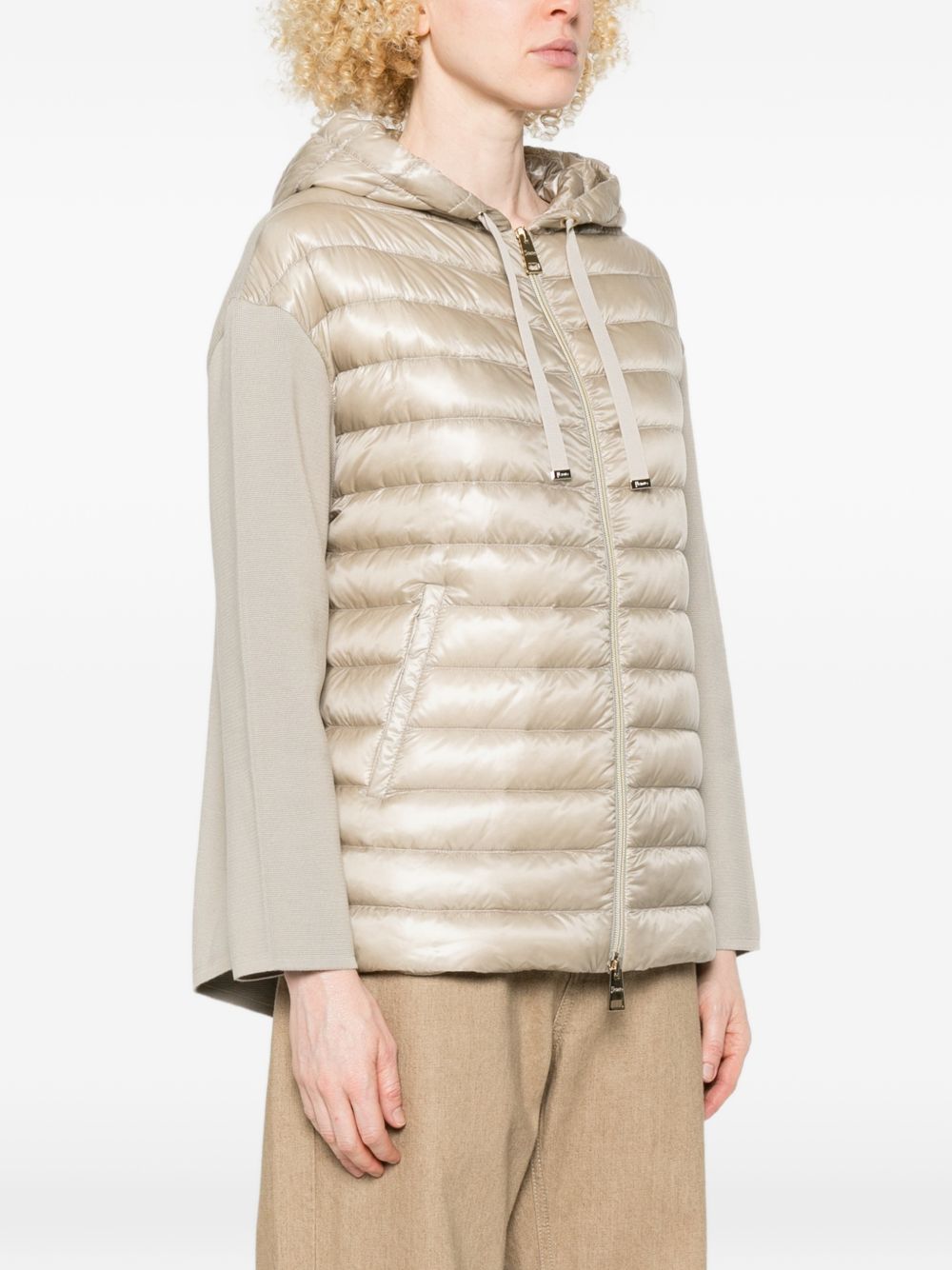 Herno Cotton and nylon down jacket POWDER