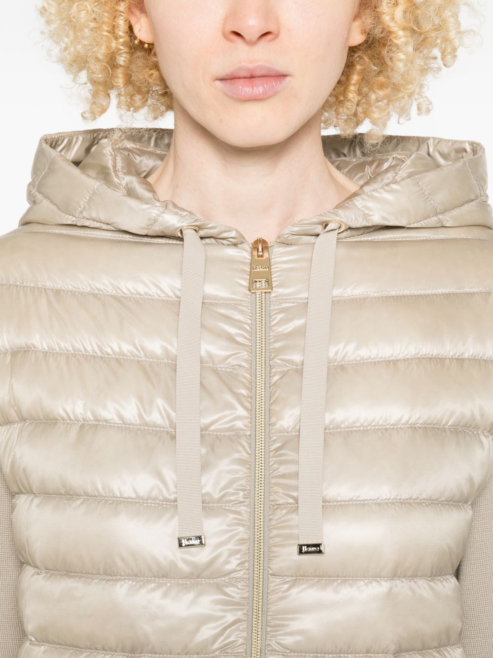 Herno Cotton and nylon down jacket POWDER