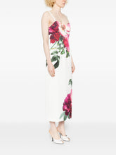 Alice + Olivia Printed long dress WHITE