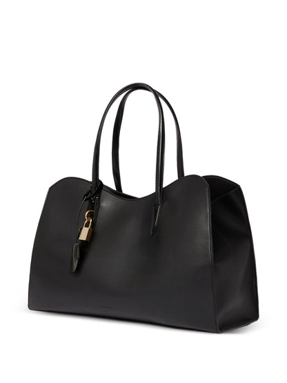 Stella McCartney Ryder Embossed Weekender Bag BLACK