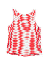 Pierre Louis Mascia Striped silk top RED