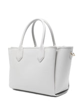 Emporio Armani Medium Finish Palmellato Shopper Gray