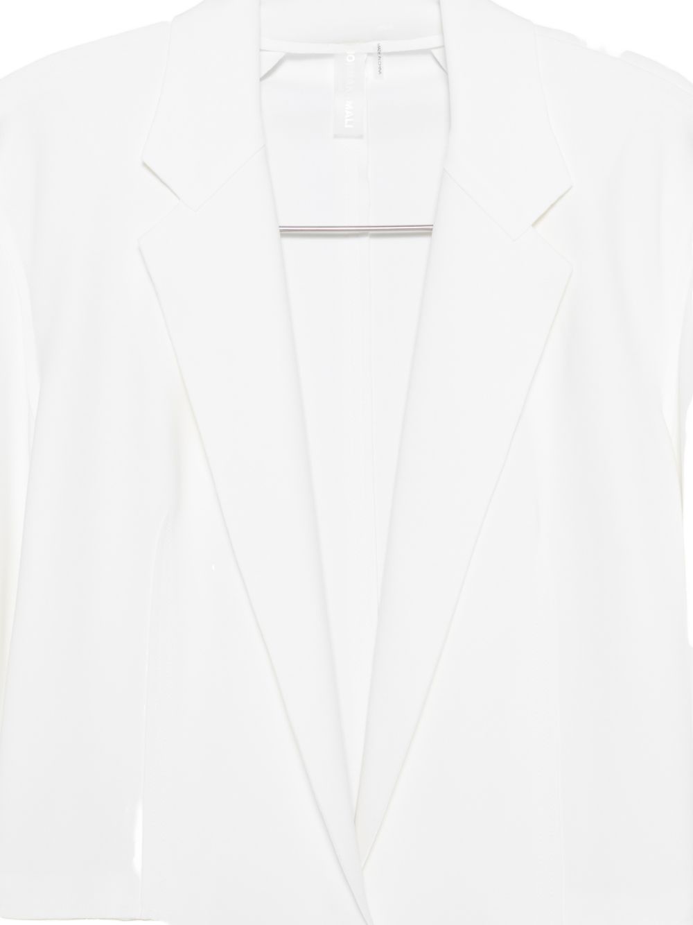 Norma Kamali Oversized single-breasted blazer jacket WHITE