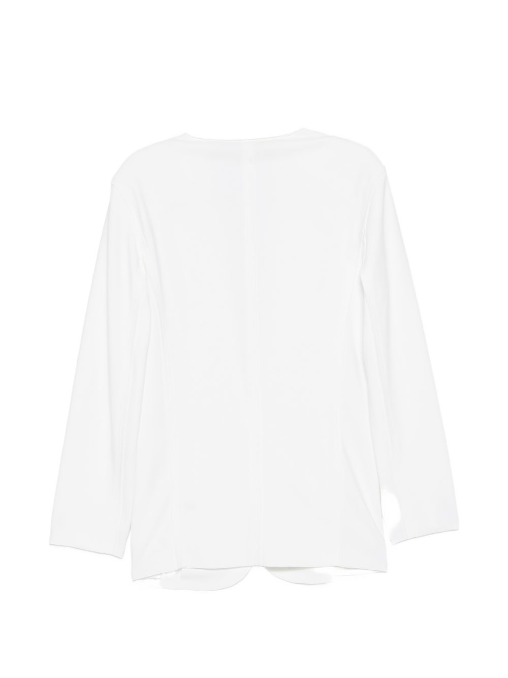 Norma Kamali Oversized single-breasted blazer jacket WHITE