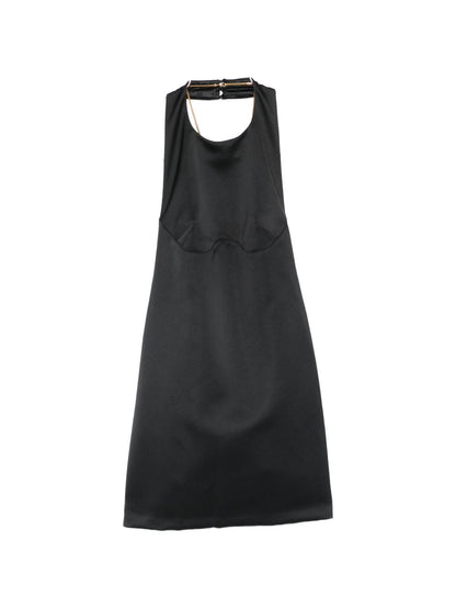Elisabetta Franchi U-neck Mini dress BLACK