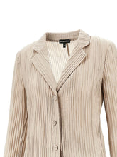 Emporio Armani Single-breasted blazer jacket BEIGE