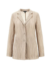 Emporio Armani Single-breasted blazer jacket BEIGE