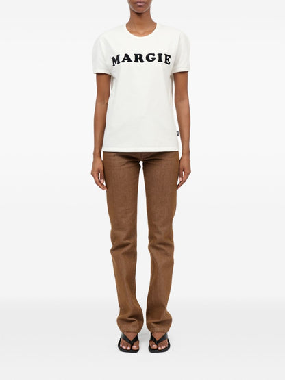 MM6 Maison Margiela Logo cotton t-shirt WHITE