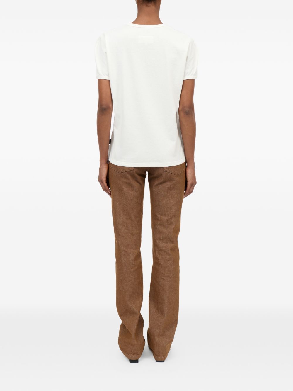 MM6 Maison Margiela Logo cotton t-shirt WHITE