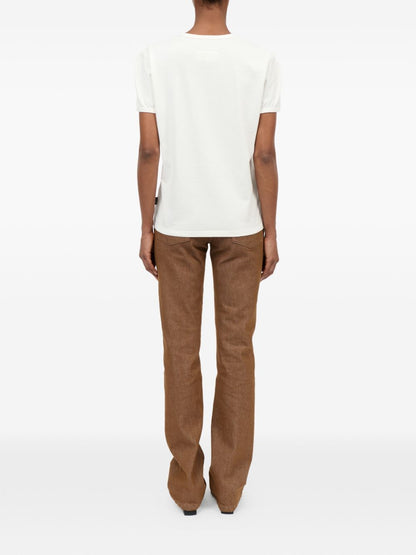 MM6 Maison Margiela Logo cotton t-shirt WHITE