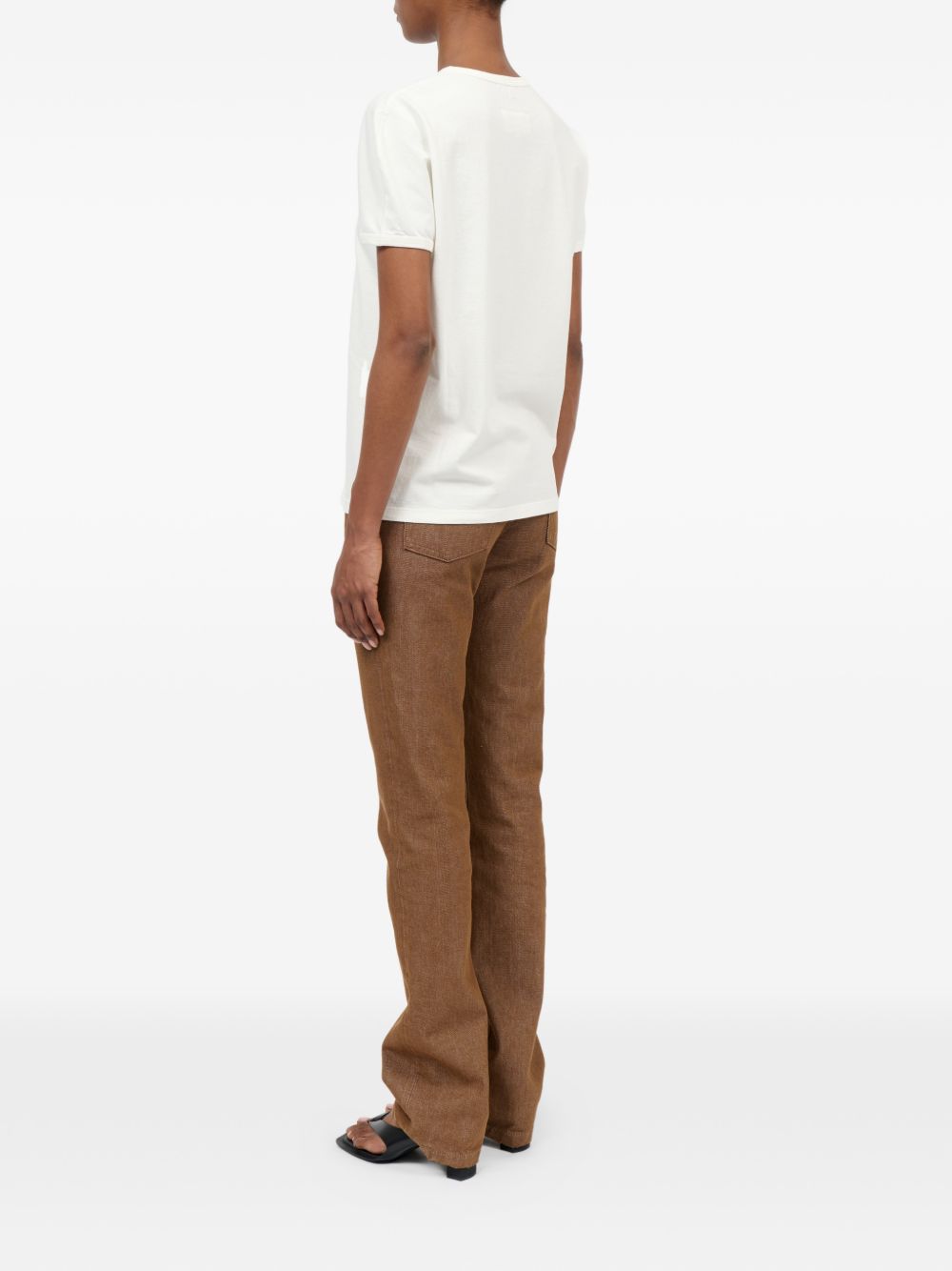 MM6 Maison Margiela Logo cotton t-shirt WHITE