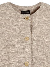 Emporio Armani Cotton blend blazer jacket BEIGE