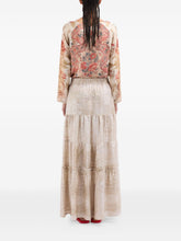 Pierre Louis Mascia Silk long skirt BEIGE