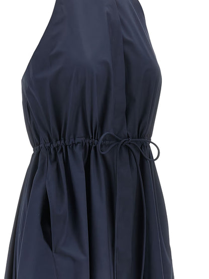 Emporio Armani Cotton chemisier dress NAVY