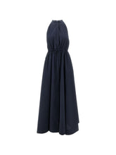 Emporio Armani Cotton chemisier dress NAVY