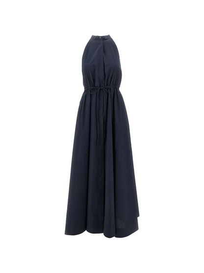 Emporio Armani Cotton chemisier dress NAVY