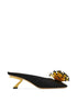 Ferragamo S-Shaped Heel Mule BLACK