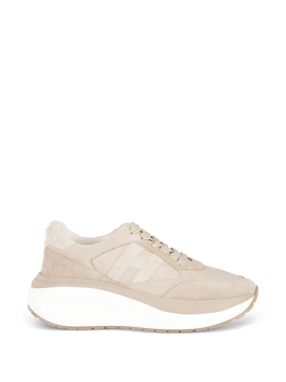 Hogan H714 leather sneakers BROWN