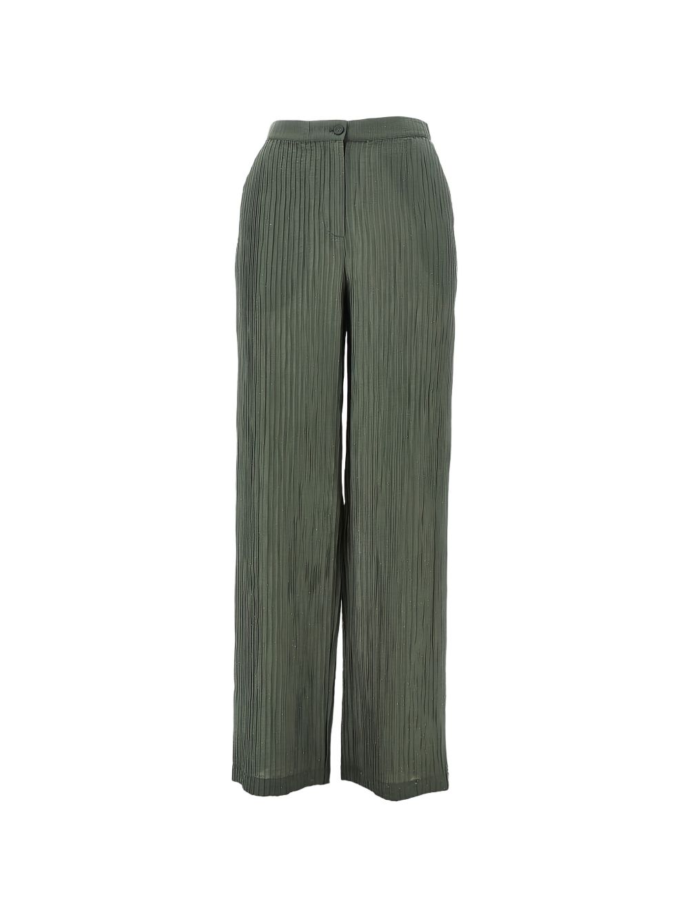 Emporio Armani Crepe trousers GREEN