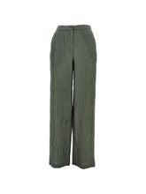 Emporio Armani Crepe trousers GREEN