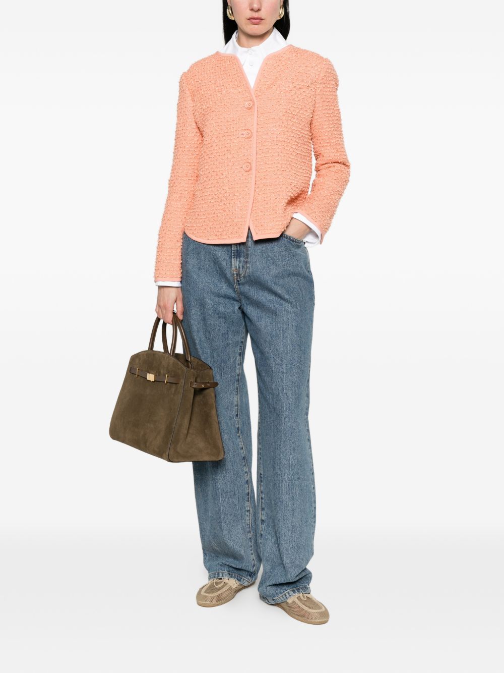 Emporio Armani Wool blend jacket PINK