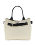 Tom Ford Audrey Small Grain Leather Tote Bag ECRU