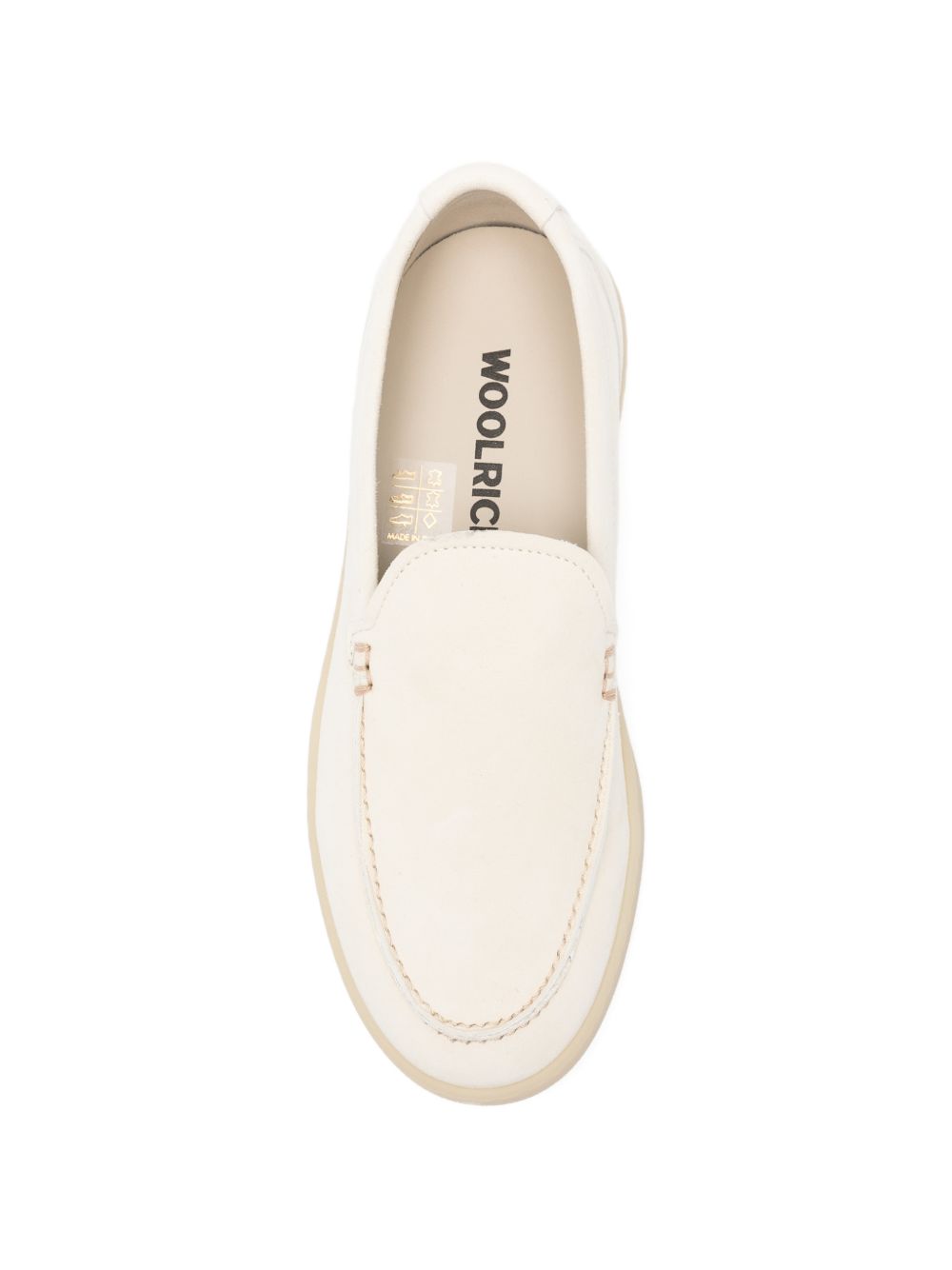 Woolrich Suede Loafers IVORY