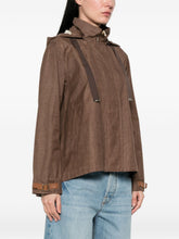 Herno Hooded blouson jacket Brown