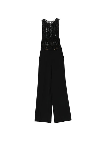Elisabetta Franchi Long jumpsuit BLACK