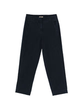 Woolrich Cotton carrot trousers NAVY