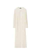 Fabiana Filippi Crochet long cardigan WHITE