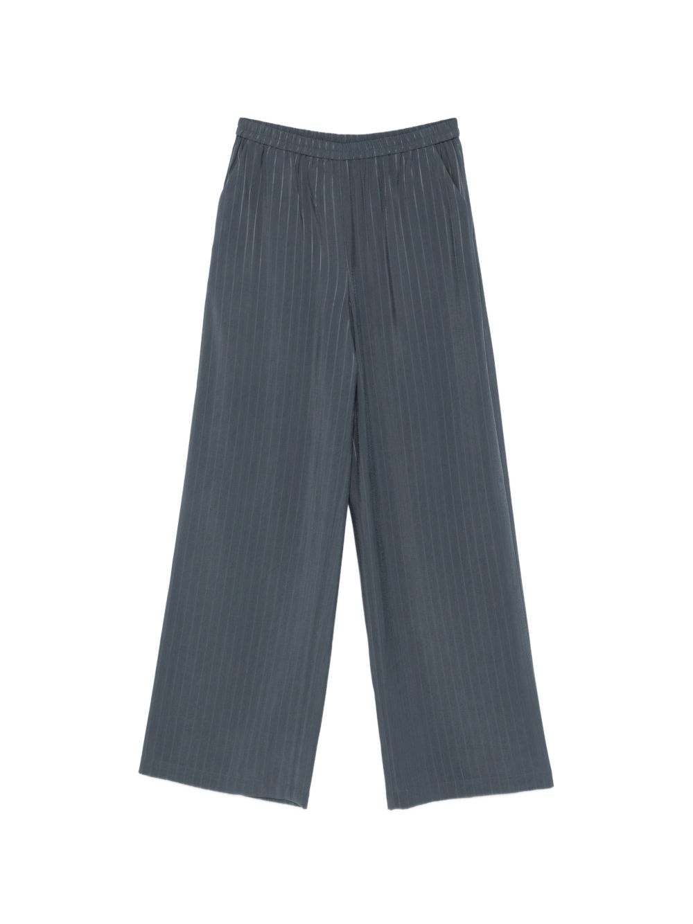Emporio Armani Pinstriped trousers Gray