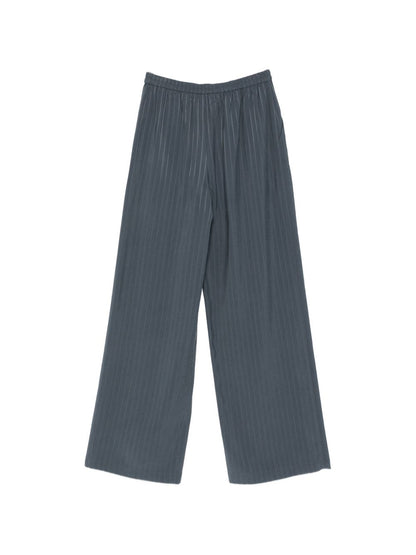 Emporio Armani Pinstriped trousers Gray