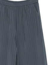 Emporio Armani Pinstriped trousers Gray