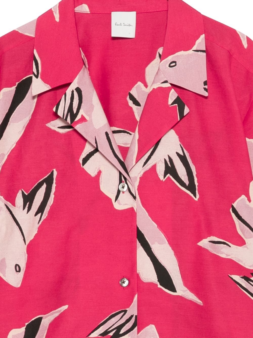 Paul Smith Printed cotton shirt RED