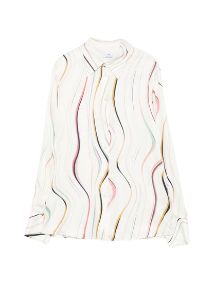 Paul Smith Swirl print shirt WHITE