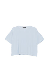 Fabiana Filippi Cotton t-shirt LIGHT BLUE