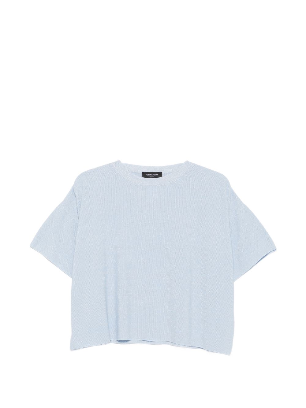 Fabiana Filippi Cotton t-shirt LIGHT BLUE