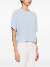 Fabiana Filippi Cotton t-shirt LIGHT BLUE